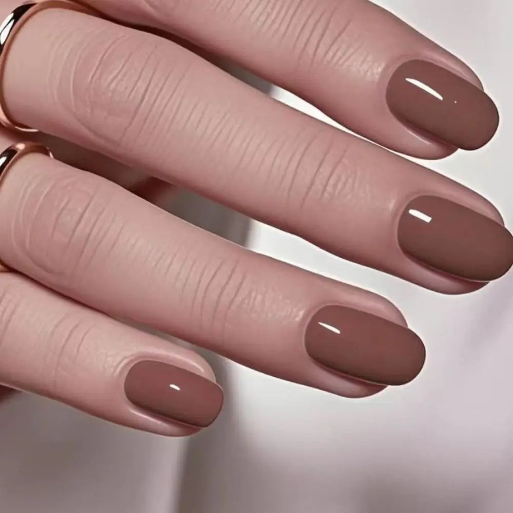 Fashion Long False Nails Almond Solid Color Fake Nails French Full Cover Nail Tips for DIY Zpaxo