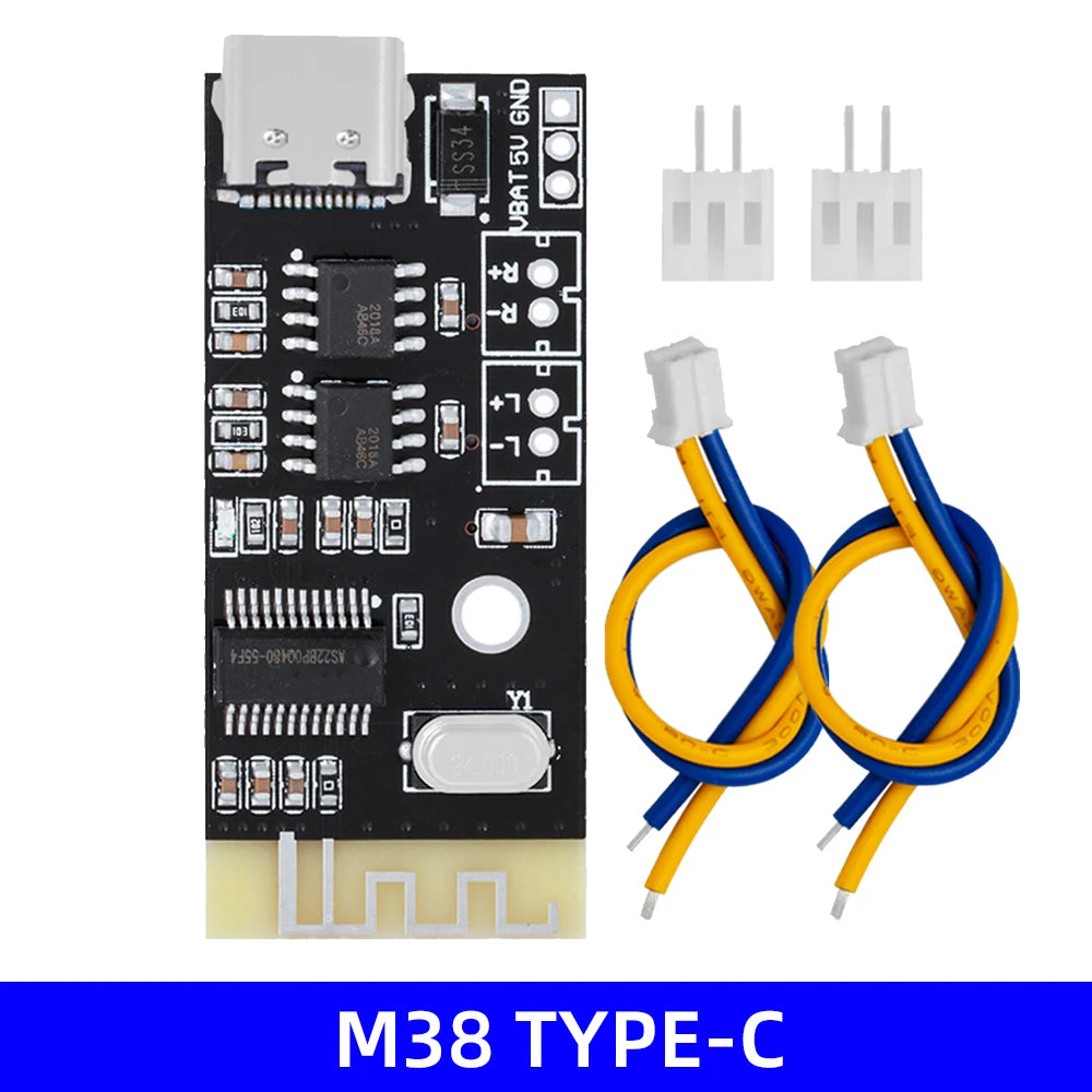 Type-c Wireless Bluetooth MP3 Audio Receiver Board Module BLT 4 2 Zpaxo 1PCS M38 type-c
