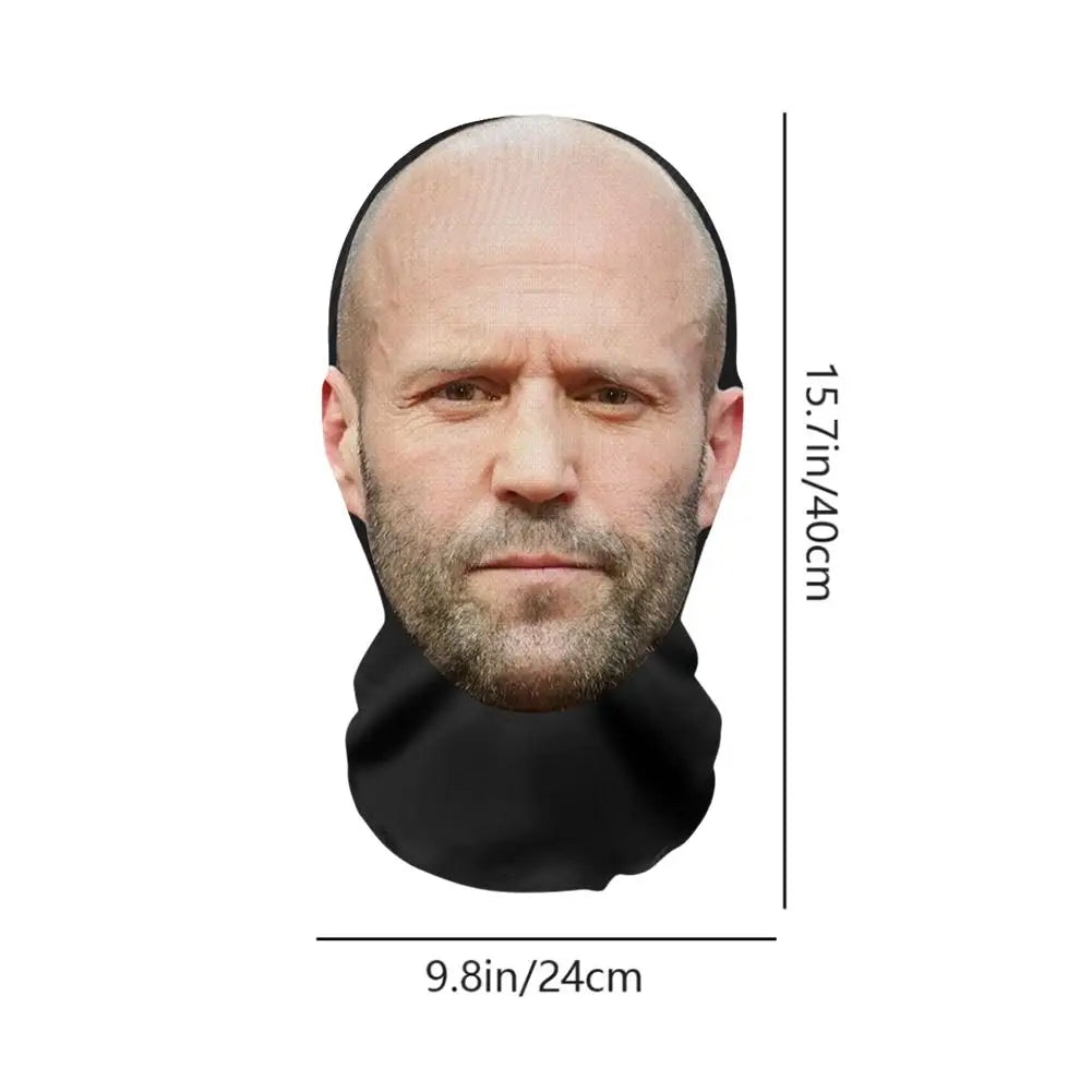 John Pork 3D Printed Seamless Mask – Cosplay & Party Head Cover Cosplay Head Mask Zpaxo
