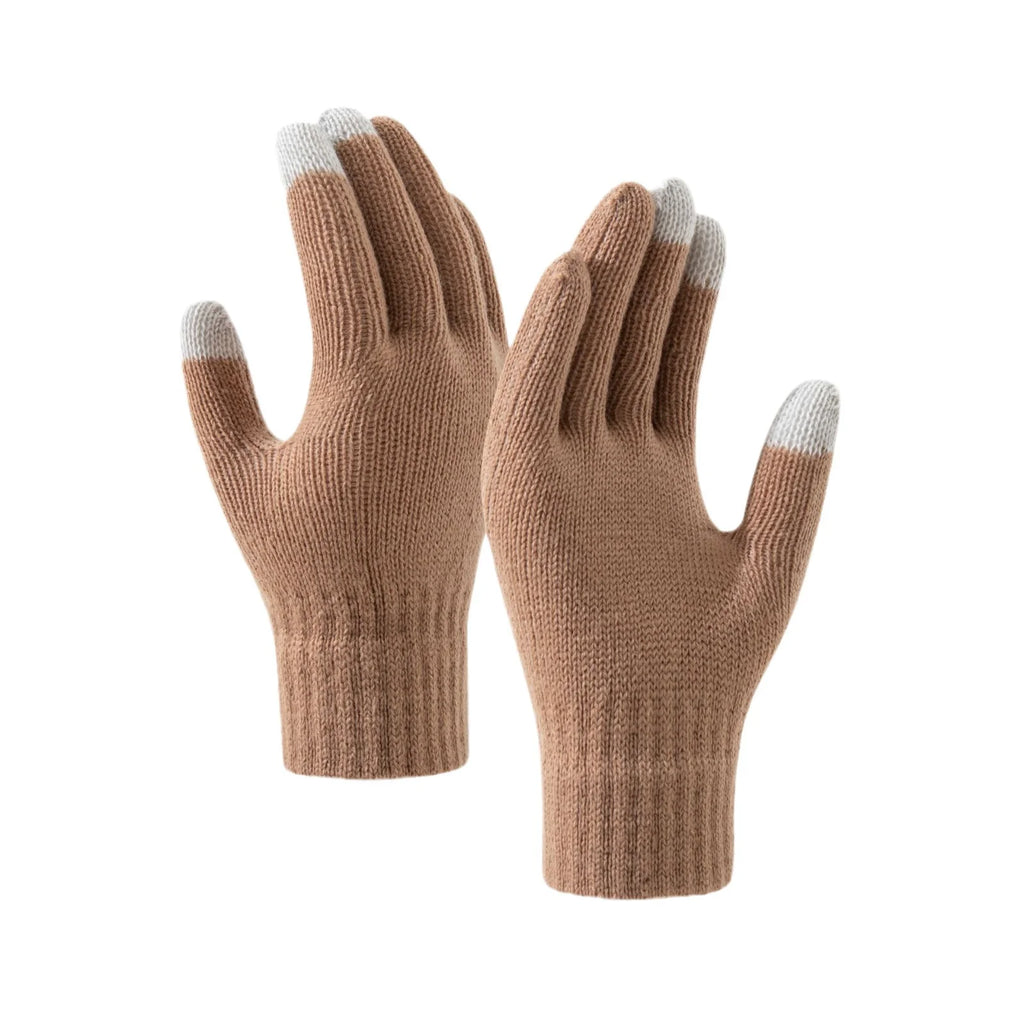 Unisex Knit Touch Screen Winter Gloves – Cycling & Skiing