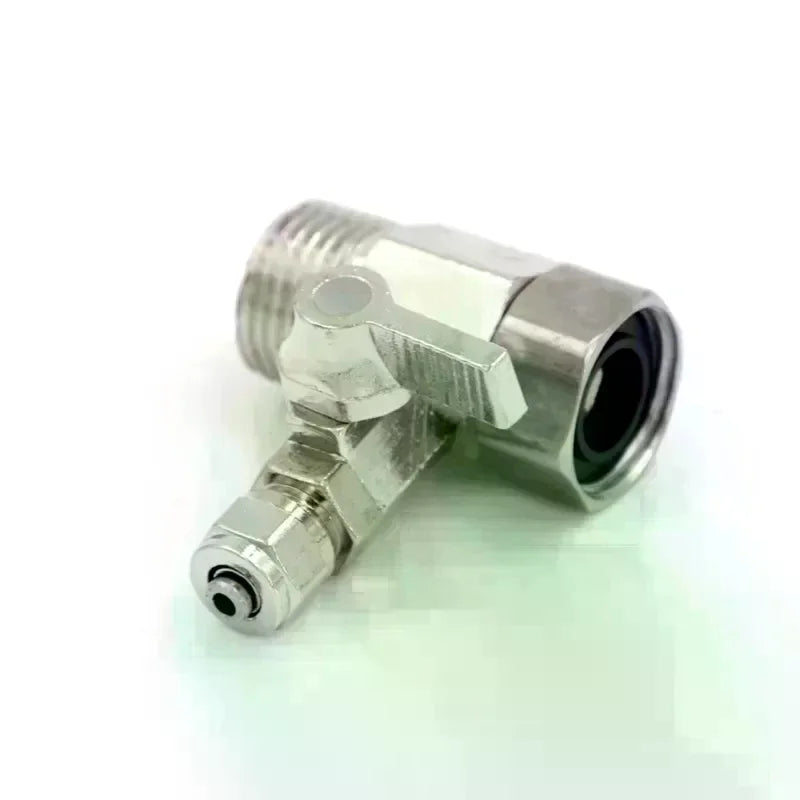 Adapter 1/2'' to 1/4'' Ball Valve Faucet Tap Safe Water purifier valve Brass pure copper Feed Water Filter Purifier Zpaxo