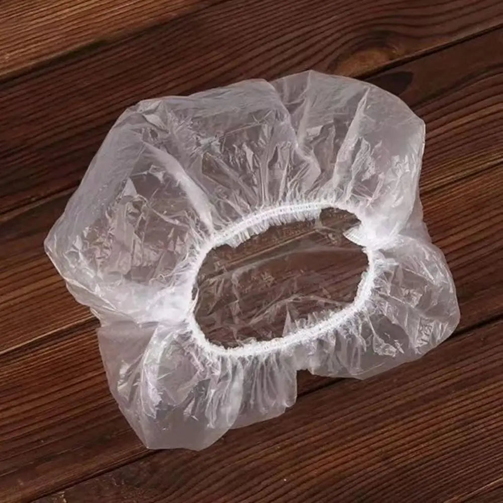 Large Disposable Seat Covers Dustproof Motorcycle Cover Clear Elastic Zpaxo