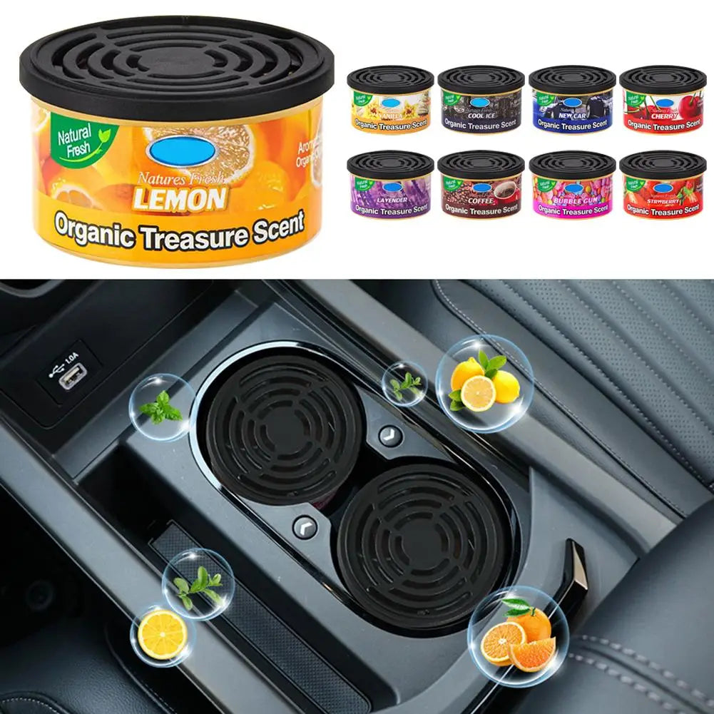 Car Air Fresheners Flavoring Perfume Canned Long-Lasting Auto Aromatherapy Wood Blocks Coffee Flavor Auto Home Deodorant Zpaxo