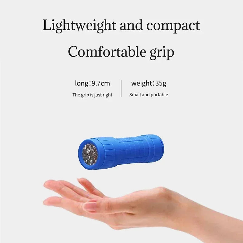 Mini 9 XPE LED Pocket Flashlight – Compact Outdoor Torch