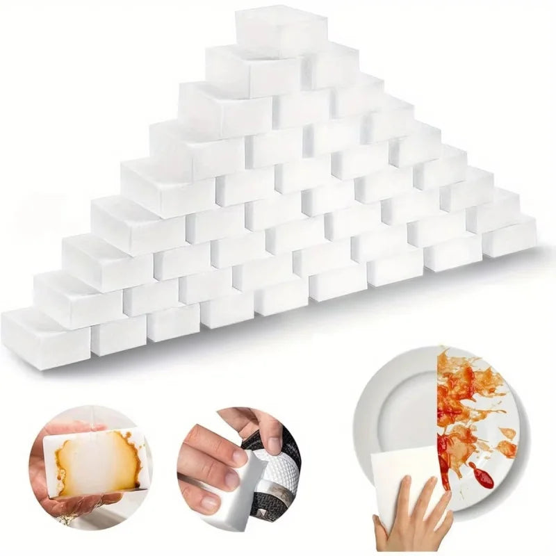 White Melamine Magic Sponge Erasers – 10 to 60 Pack