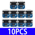 MAX3232 RS232 TTL Converter Module DB9 Interface Serial Port Adapter Zpaxo 10pcs