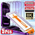 1- Dust Easy Installation Screen Protector Iphone 16 15 14 11 13 12