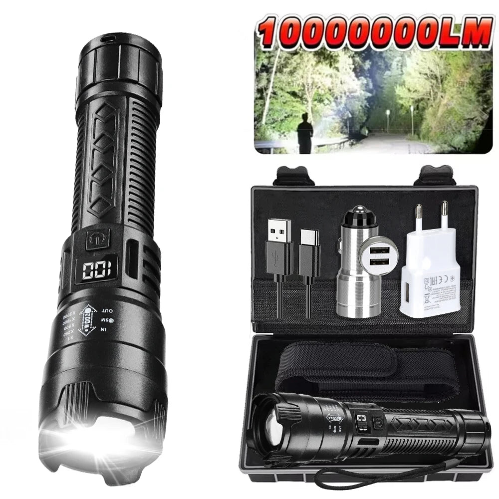 USB Rechargeable LED Tactical Flashlight – 2000 Lumen Zoomable