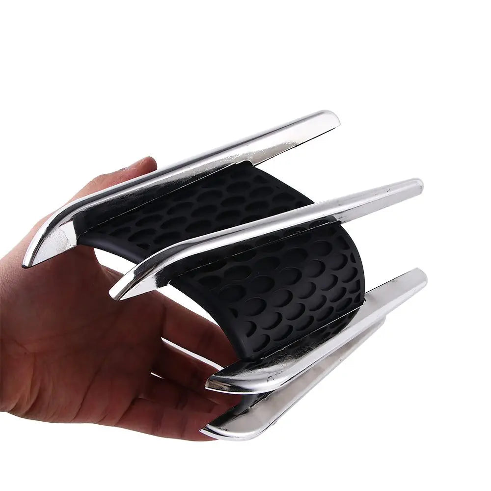 Chromium Car Styling Accessories False Air Outlet Shark Gills Zpaxo