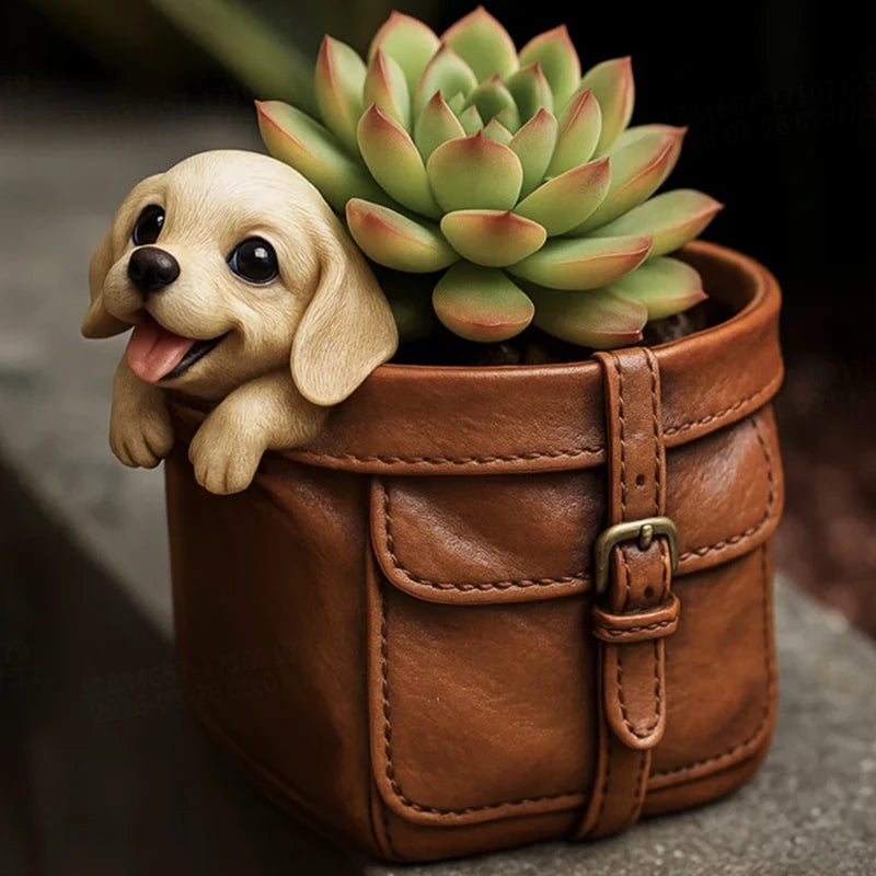 3D Animal Succulent Planter Pot Silicone Mold Squirrel Dog Cat Bear Owl Octopus Cement Flower Pot Candle Holder Pen Holder Mold Zpaxo