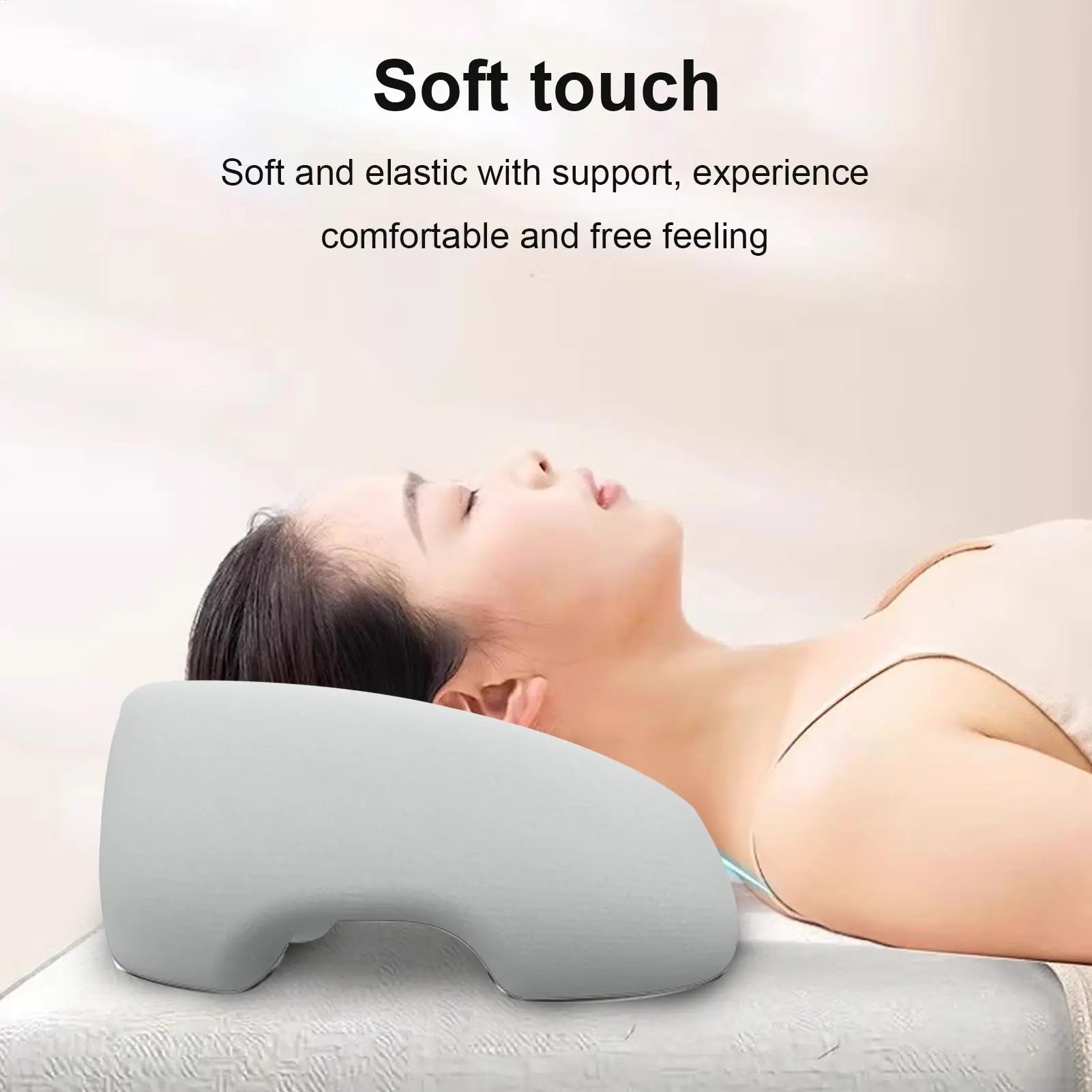 Face Pillow Sleeping Facial Breathable Soft Contour Headrest Portable