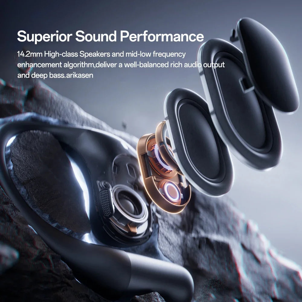 Open Sport Earbuds Wireless Open-ear Audio Freedom Effortless Fit Zpaxo