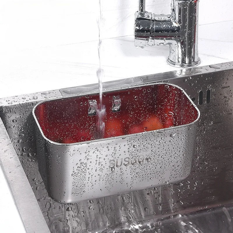 304 Stainless Steel Sink Asphalt Basket Dishwasher Dishwasher Water Pool Hanging Garbage Filter Rack Filter Storage Rack yuzi Zpaxo