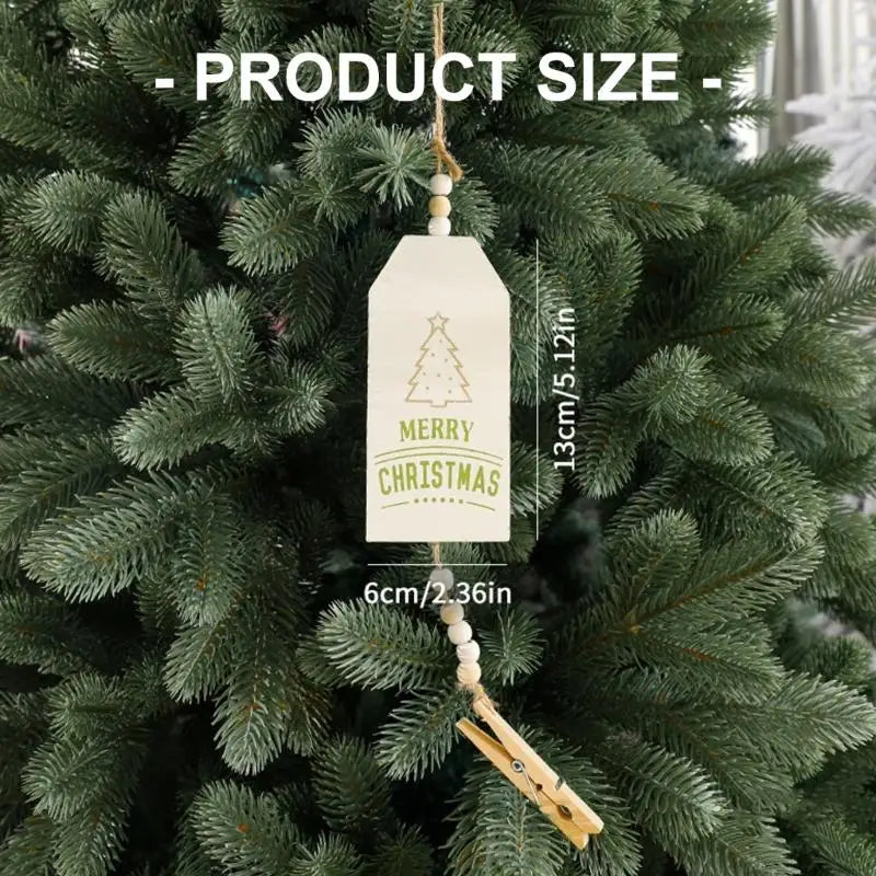 Natural Christmas Tree Decoration Handcrafted Ornament User Friendly