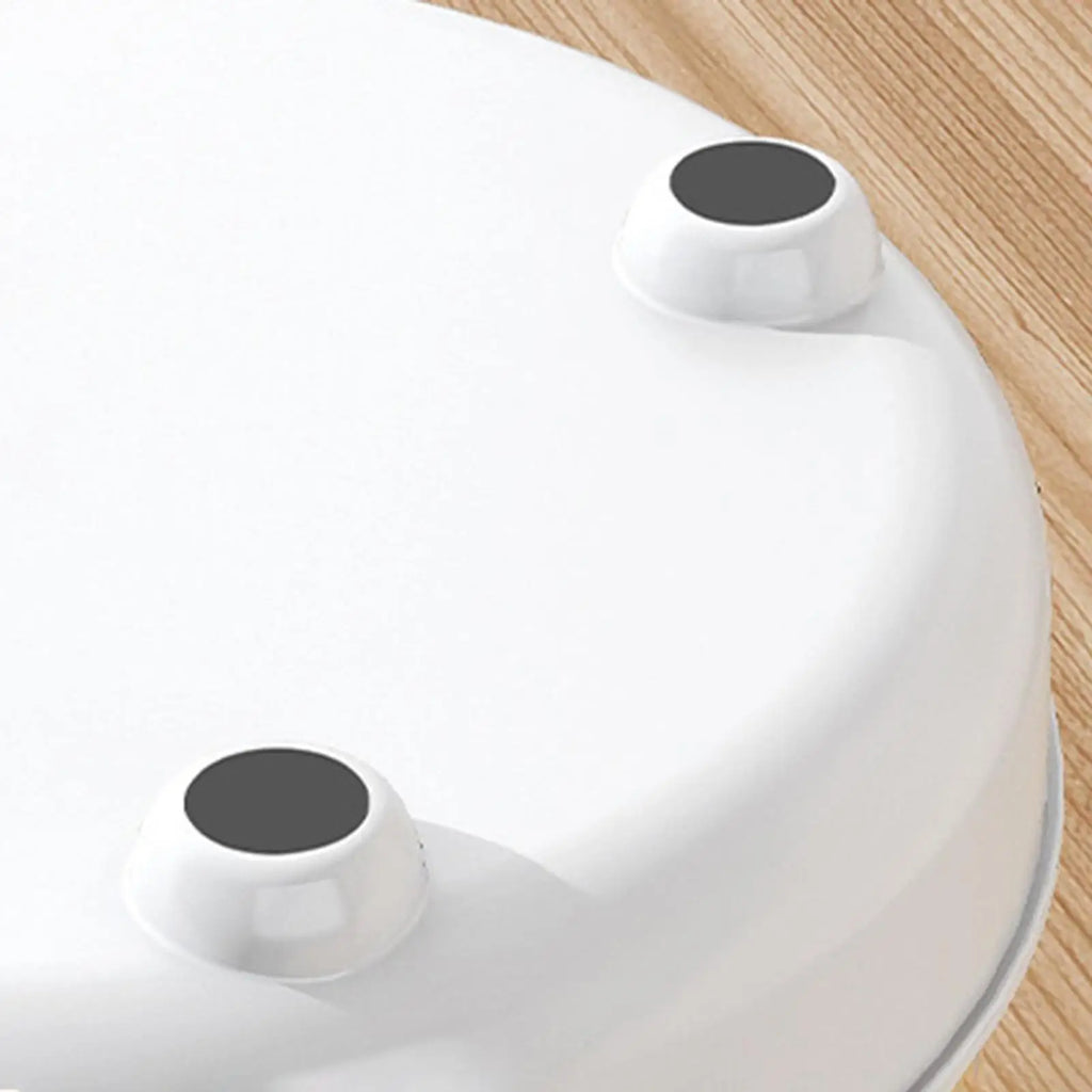 Toothbrush Holder Lid 3-Slot Rotating Waterproof Stand Bathroom