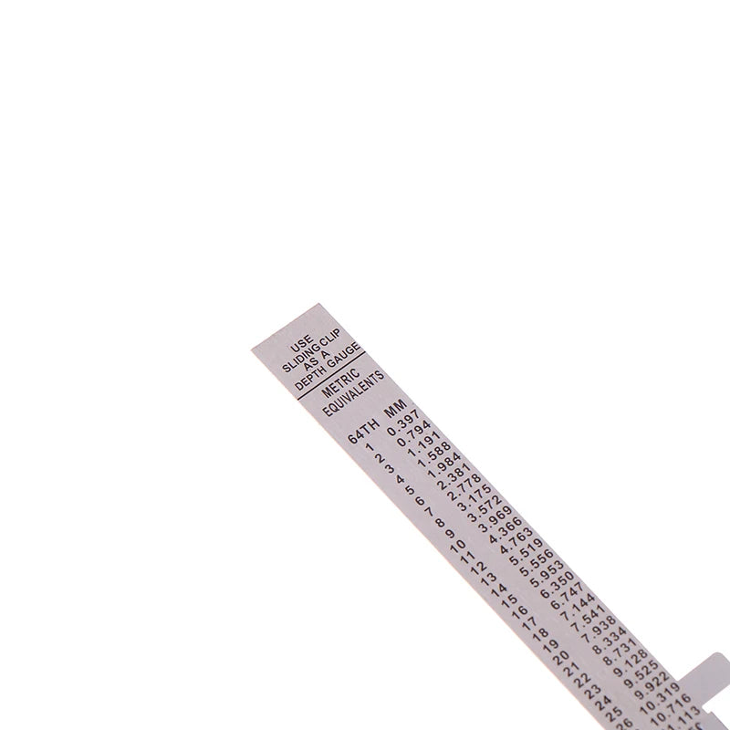1/2Pcs 6 Inch Stainless Steel Precision Ruler Sliding Pocket Ruler With Inch 1/32" Mm/Metric Graduations High Precision Zpaxo