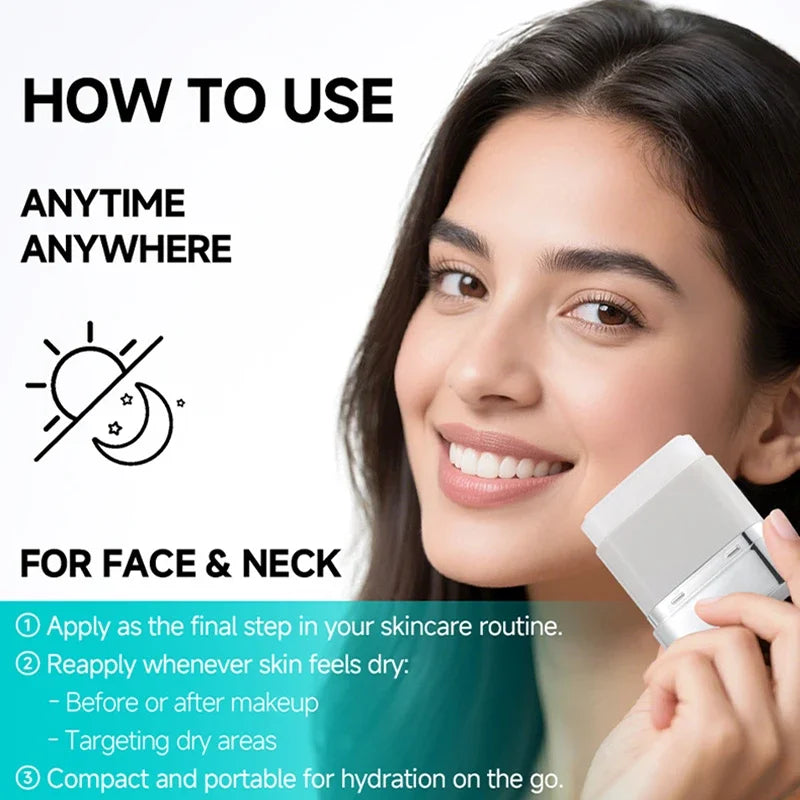 Hydrating Facial Essence Stick, Moisturizing Face Cream Nourishing Skin Care Balm Soften Skin Daily Essential Beauty Product Zpaxo