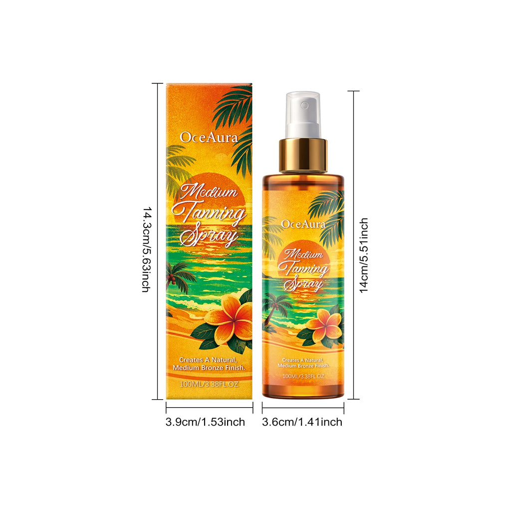 OceAura Self Tanning Spray – Sunless Tanner for Body & Face Self Tanning Spray Zpaxo