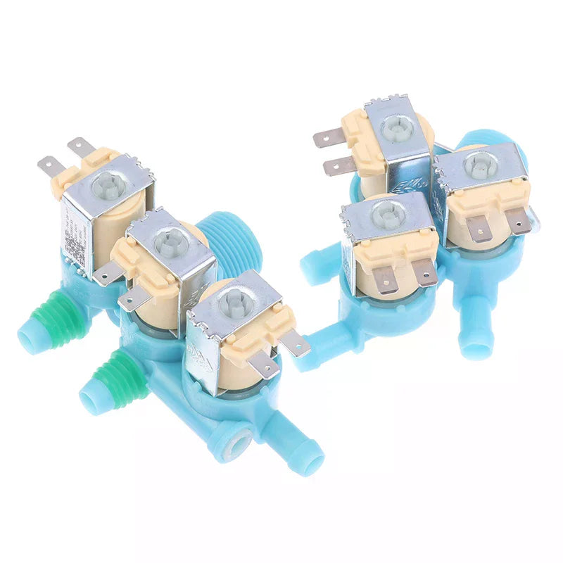 1Pc DC62-00266E DC62-00233D Water Inlet Solenoid Valve AC 220-240V For Washing Machine Double Head Water Inlet Valve Zpaxo