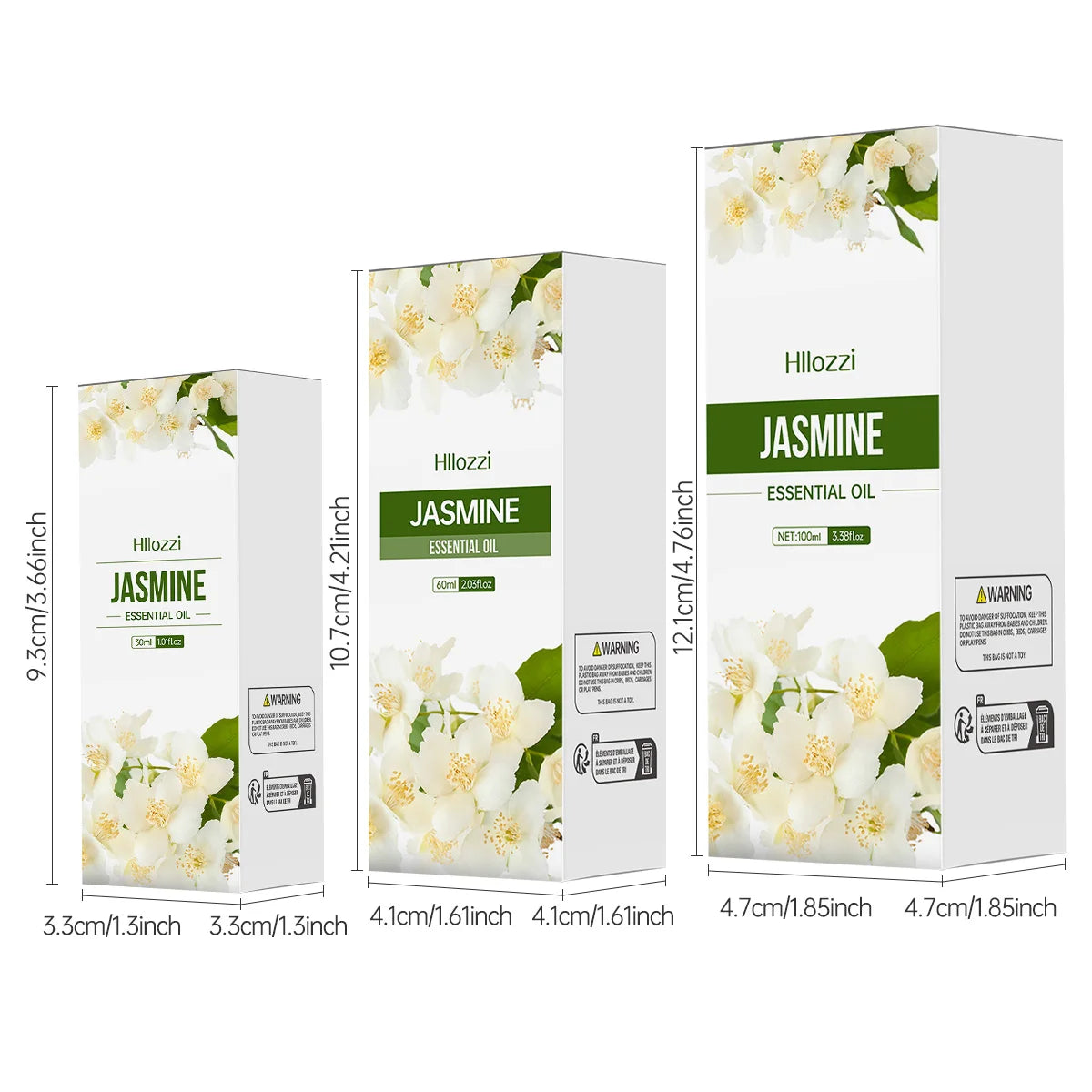 100ml/60ml/30ml Jasmine essential oil Aromatherapy Multifunctional essential oil Various scenes Rich in flavor Hydrating Zpaxo