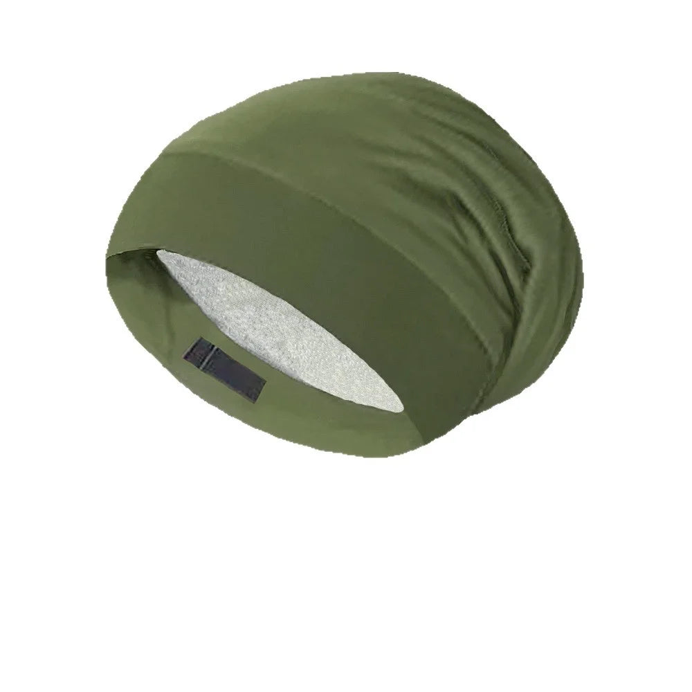 Adjustable Double-Layer Satin Hair Care Cap | Unisex Beanie