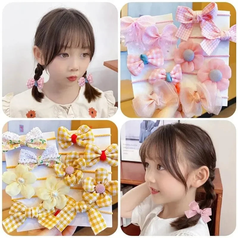 10-Pack Aesthetic Hair Scrunchies – Soft Elastic Hair Ties