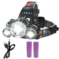 ESMARTER Rechargeable LED Headlamp – Waterproof, 10W, 300m Beam