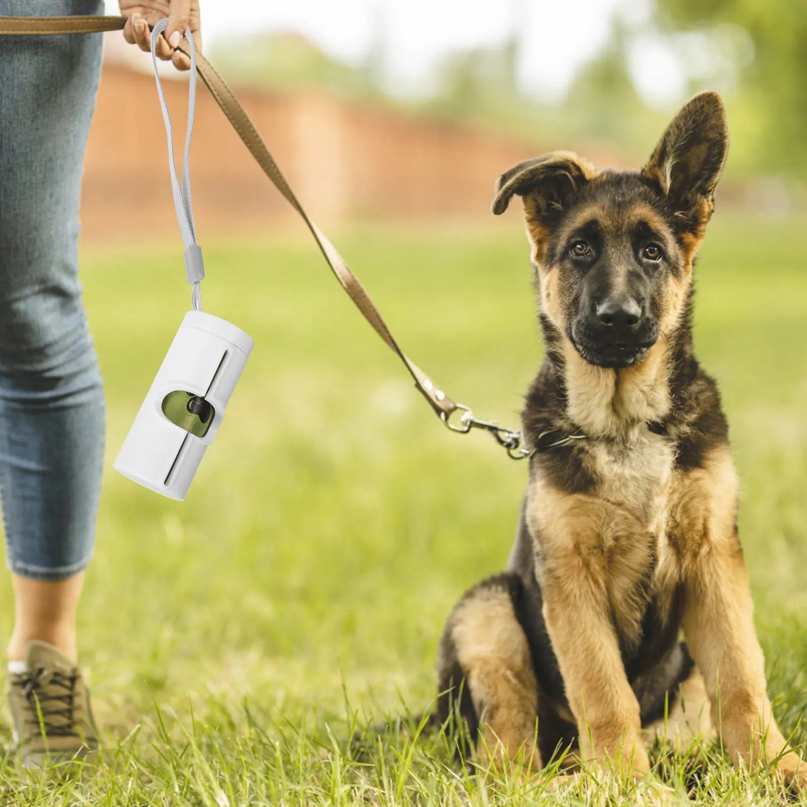 Dog Poop Bag Holder Portable Waste Dispenser Hands Harness Backpack