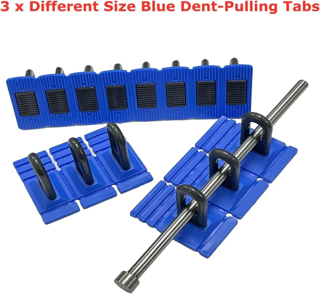 Heavy Duty Car Dent Remover Tool Auto Body Puller Blue Pulling Tabs Zpaxo