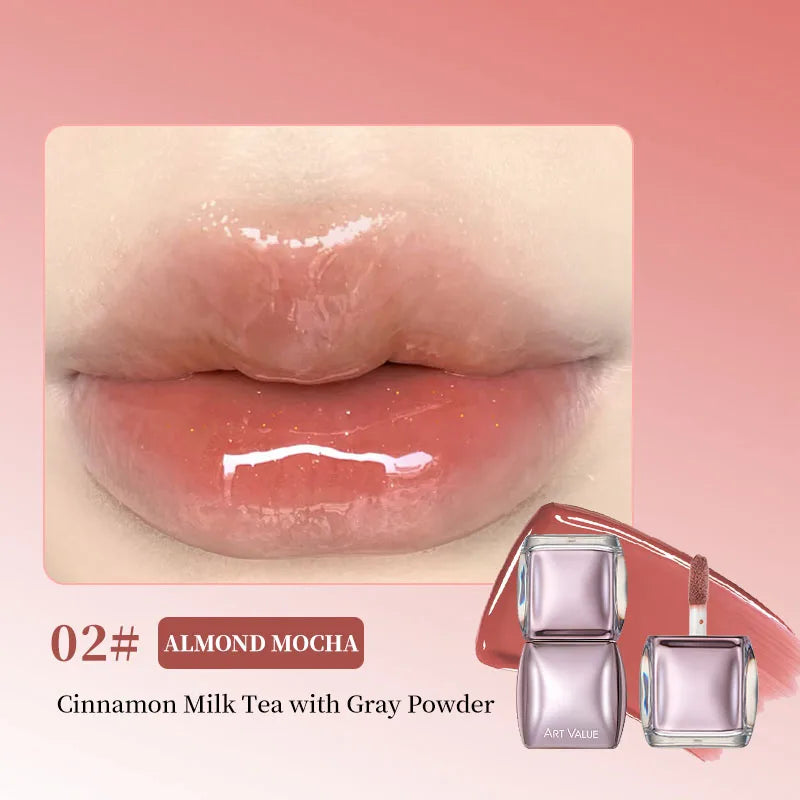 Transparent Powder Gloss Lip Mirror Moisturizing Long-lasting Zpaxo AE810-02
