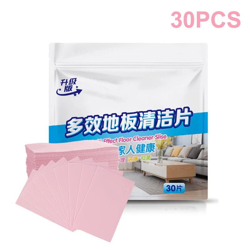 Fresh-scented Sterilizing Floor Cleaning Tablets 30 Perfect Kitchen Zpaxo A3
