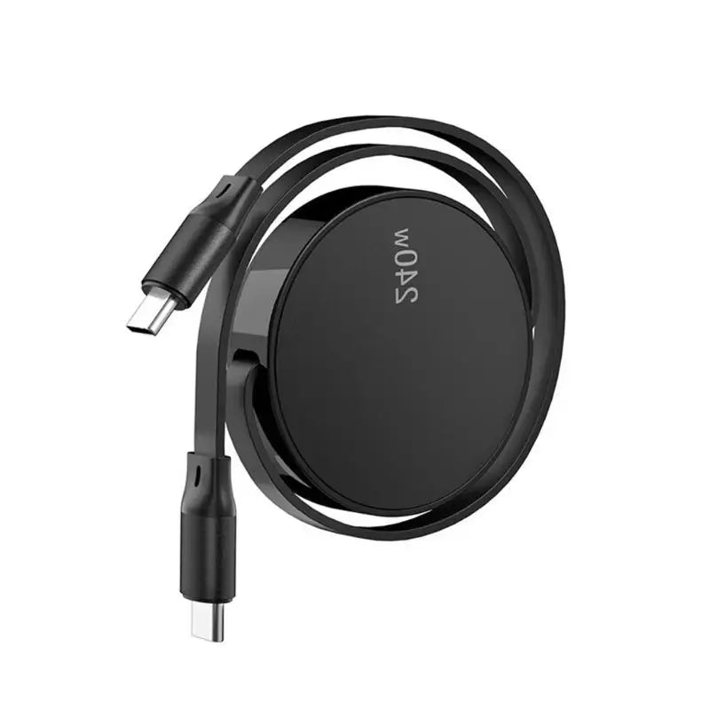 652F Double End USB C Retractable Cable 240W Fast Charging 480Mbps Zpaxo