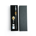 Flower Crystal Glass Dip Pen Set – Elegant Gift for Writers