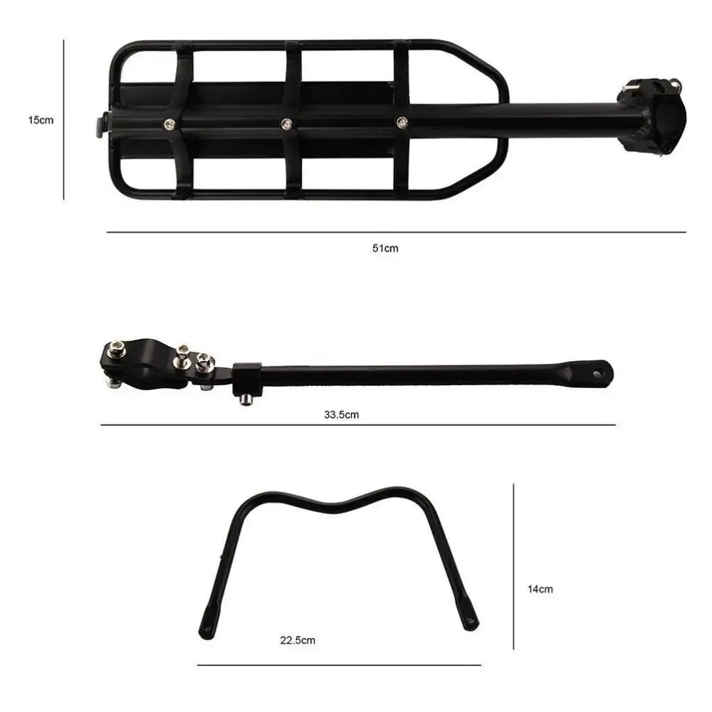 MTB Outdoor Equipment Bicycle Rear Luggage Cargo Rack Alloy Tailstock