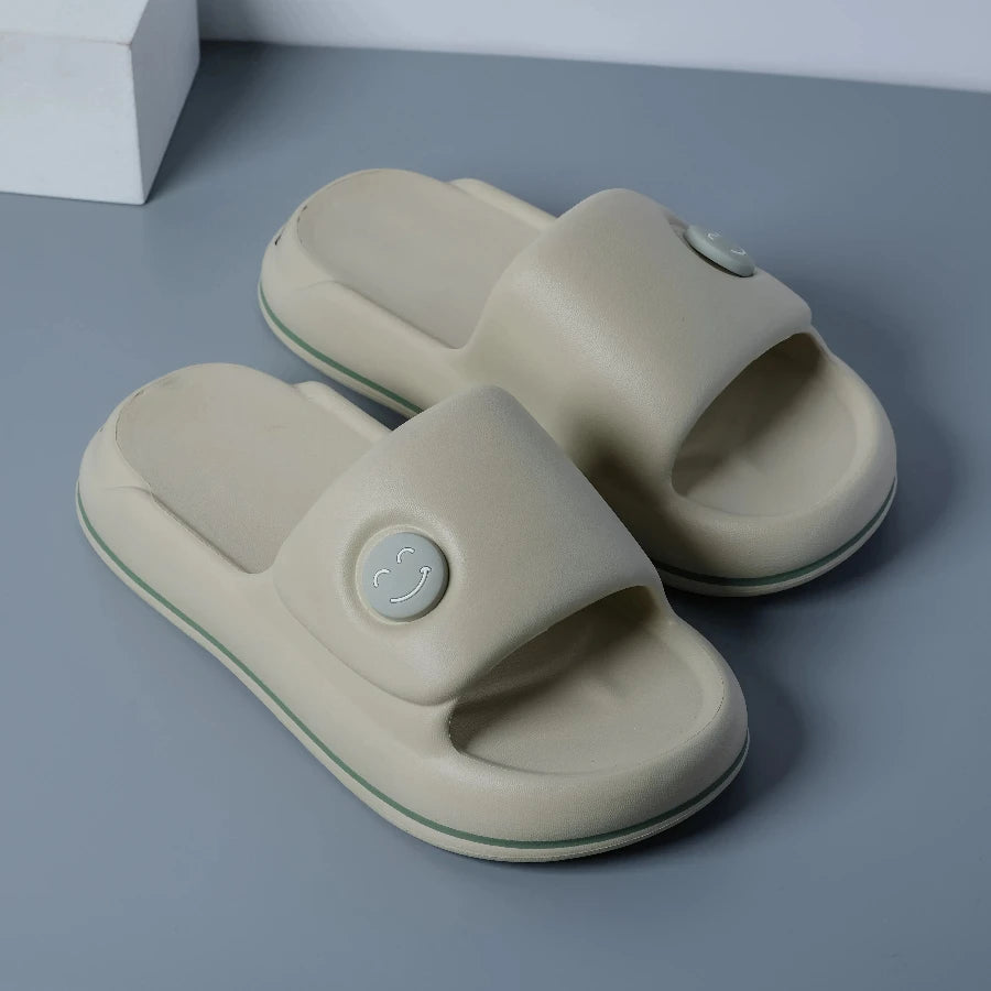 Men's Soft Sole Slippers Summer Ligtweight EVA Slide Indoor Home