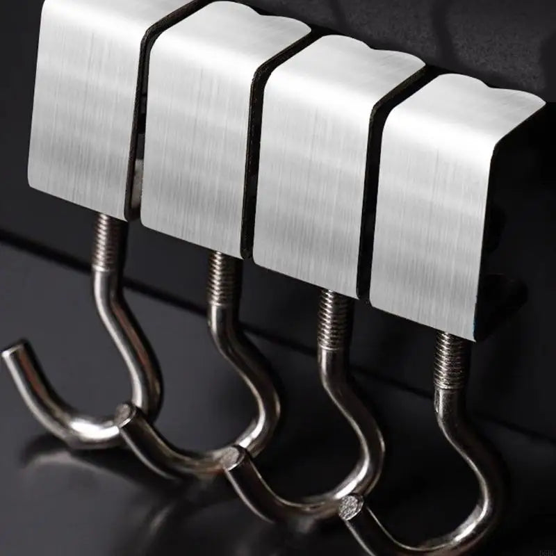 Pack Of 4/6 Adjustable Desk Handbag Hooks Heavy Duty Hook Space saving Hook For Home Office And School Use Zpaxo