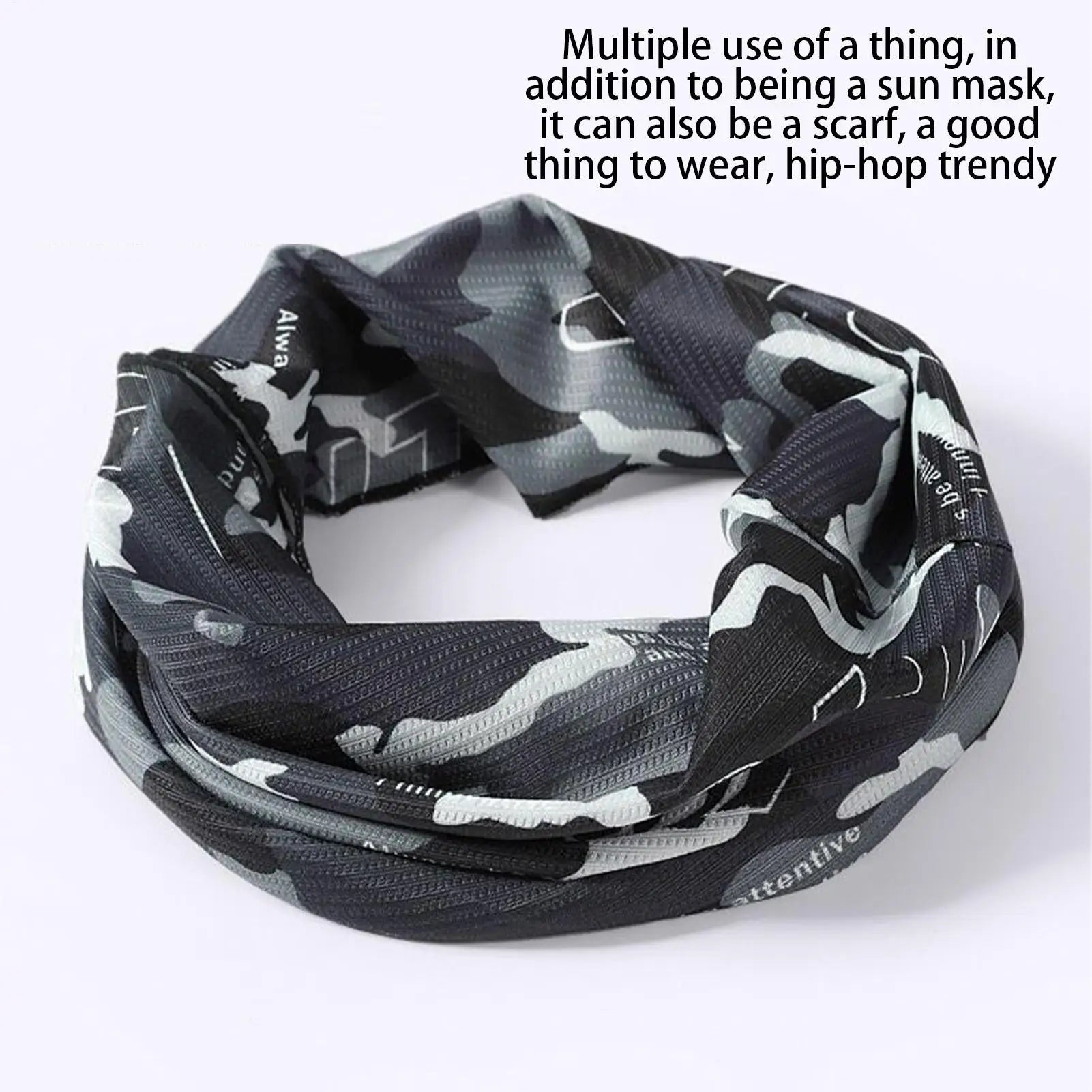 UV Protection Ice Silk Face Gaiter – Windproof Outdoor Bandana Outdoor Face Gaiter Zpaxo