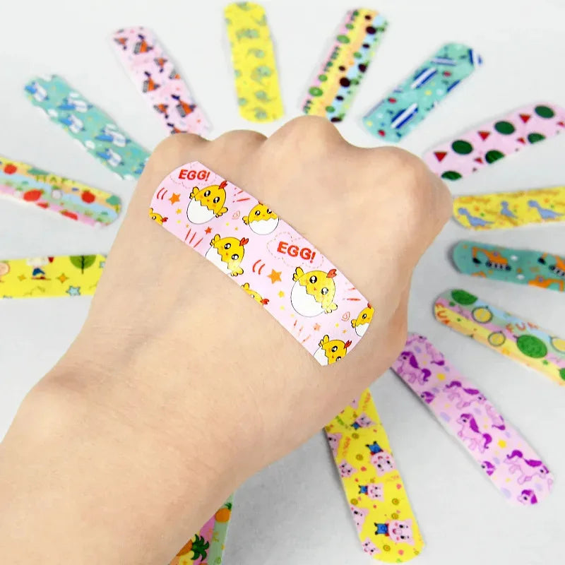 Kids Cartoon Animal Waterproof Bandage Strips – 60-360 Pack