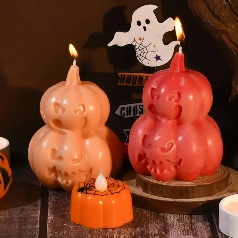 Pumpkin Silicone Molds Epoxy Resin Making Soap Heat Resistant Easy