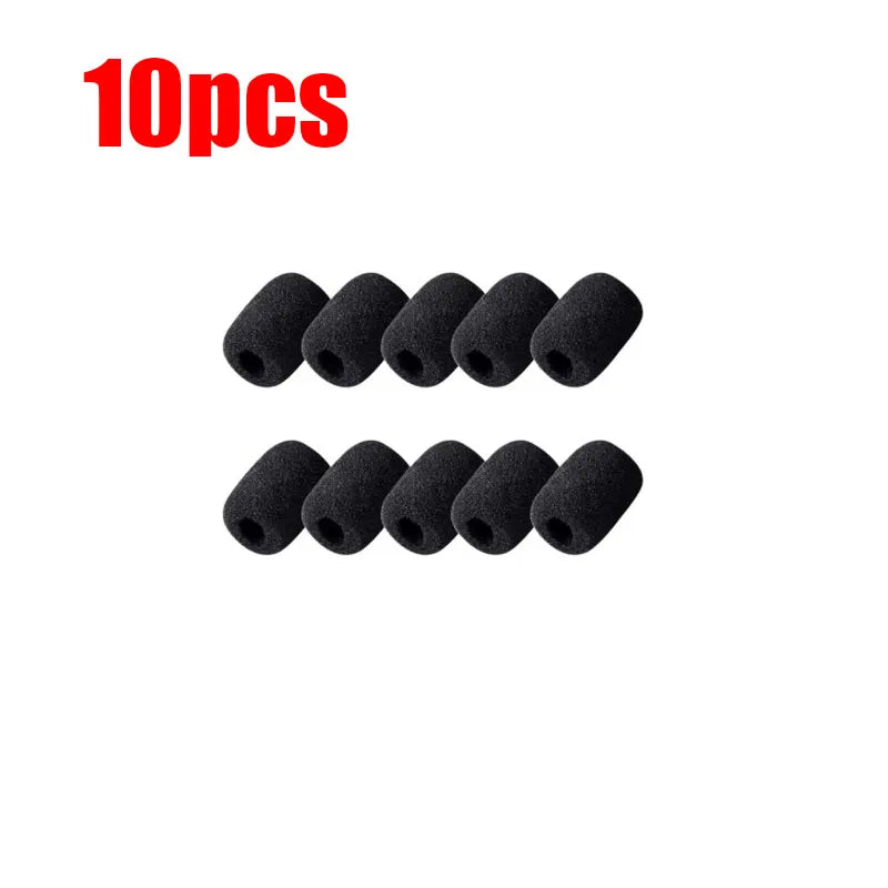 Foam Mic Windscreen Covers – Universal Lapel & Gooseneck 10/30/60 Pack