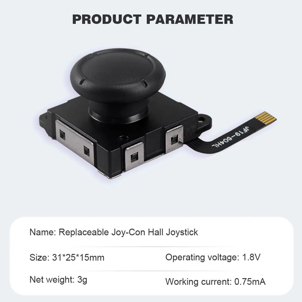 1 2 Hall Effect Joystick Switch Lite OLED Joycon Replacement Analog