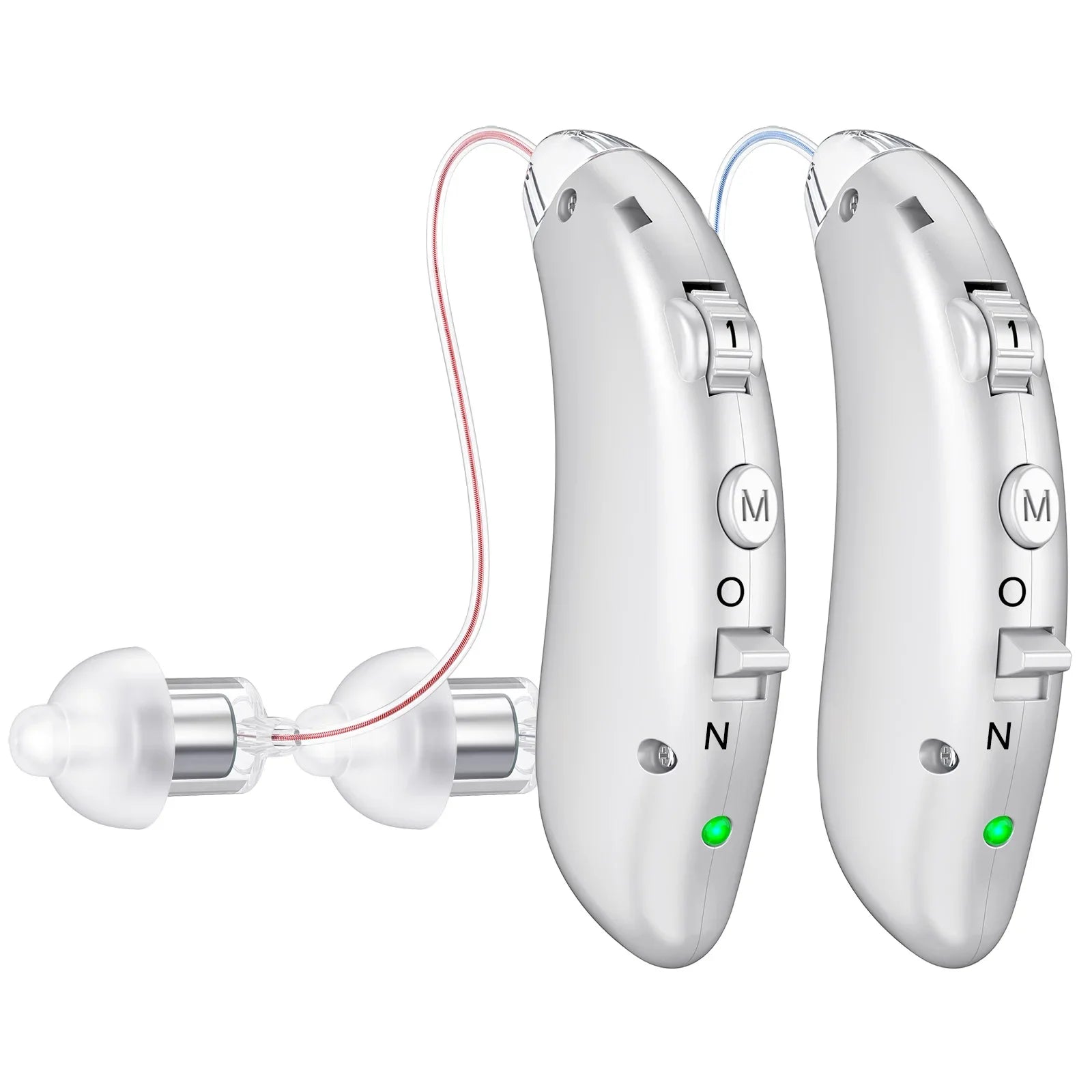 BTE Elderly Hearing Aid Rechargeable Deaf Digital Display Listening