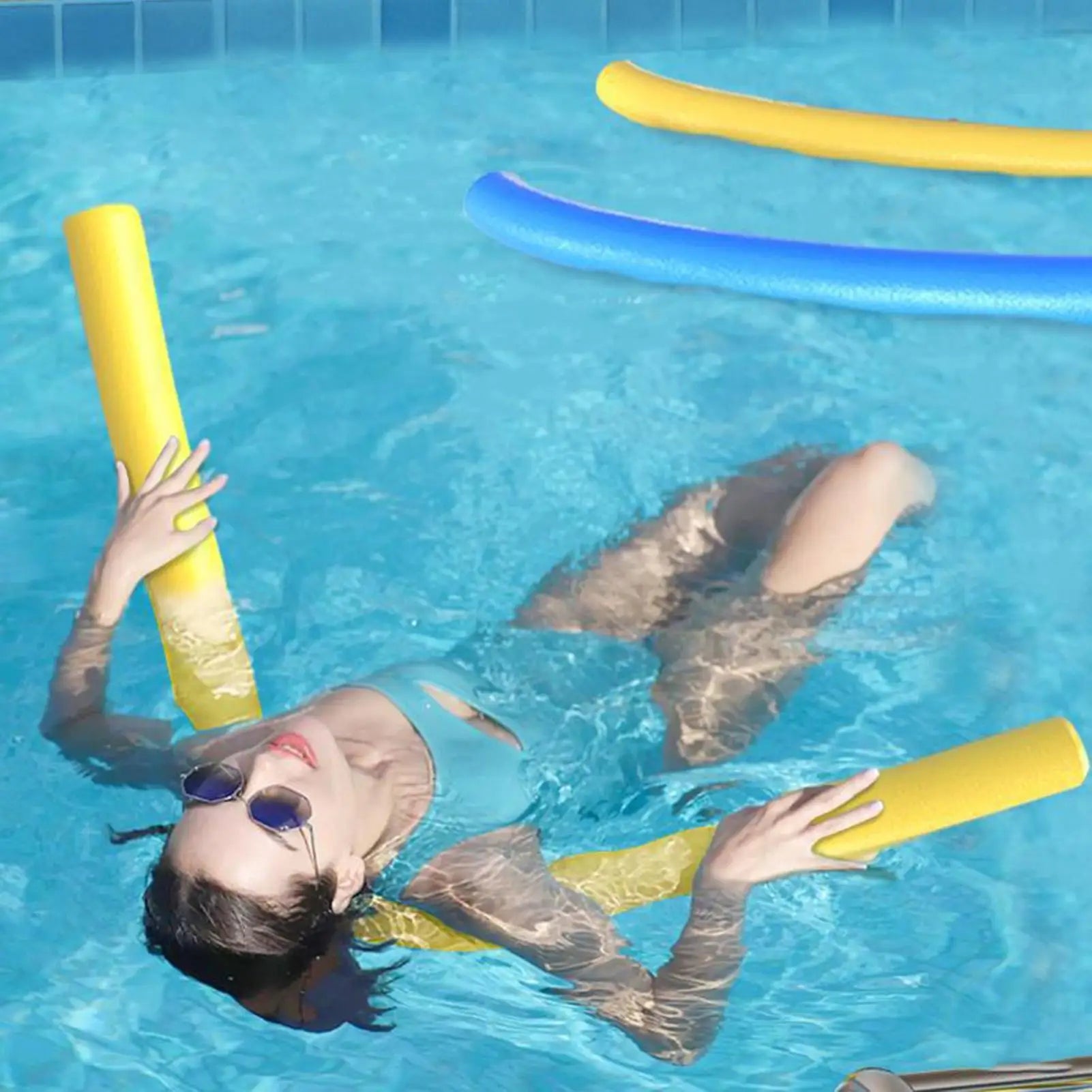 Multi Purpose Foam Pool Noodles Float Stick Connector Kids Adults