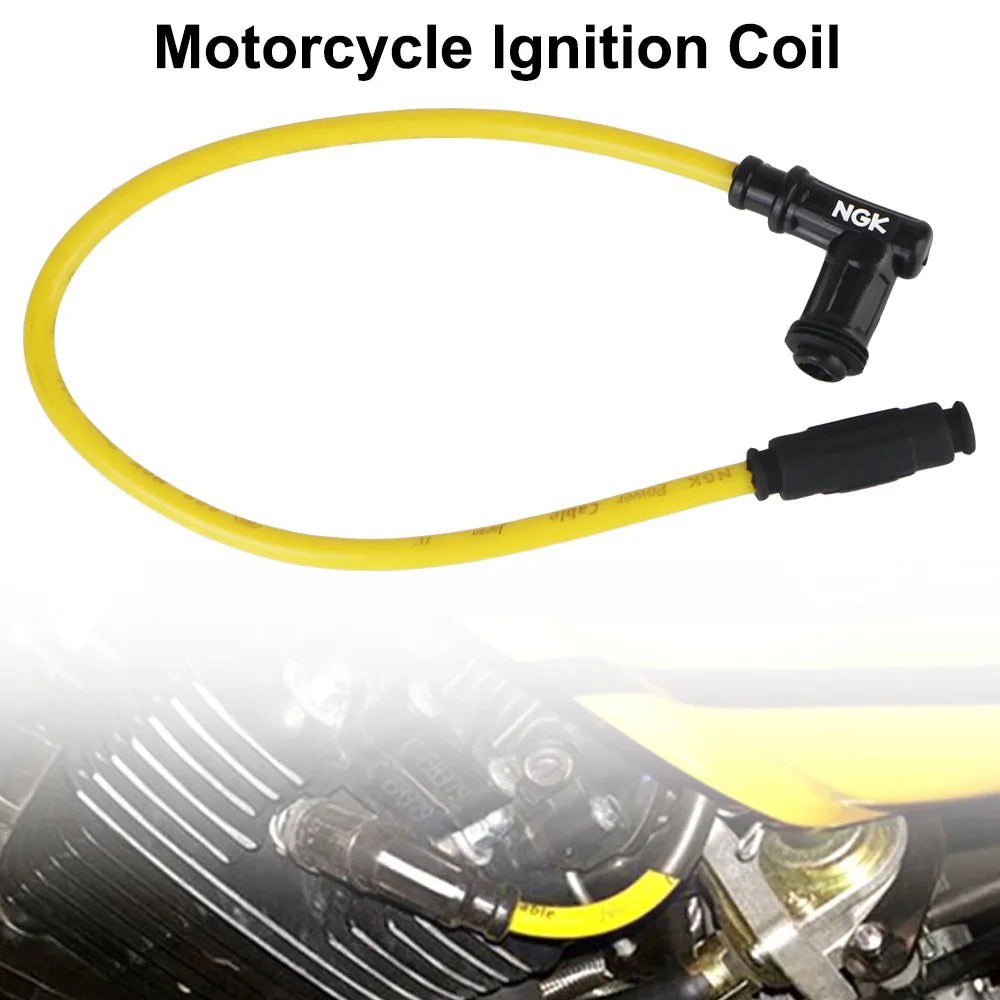 Universal Spark Plug Motorcycle lgnition Coil lridium Cable For Dirt Bike Racing Go Kart ATV Scooter Moto Zpaxo