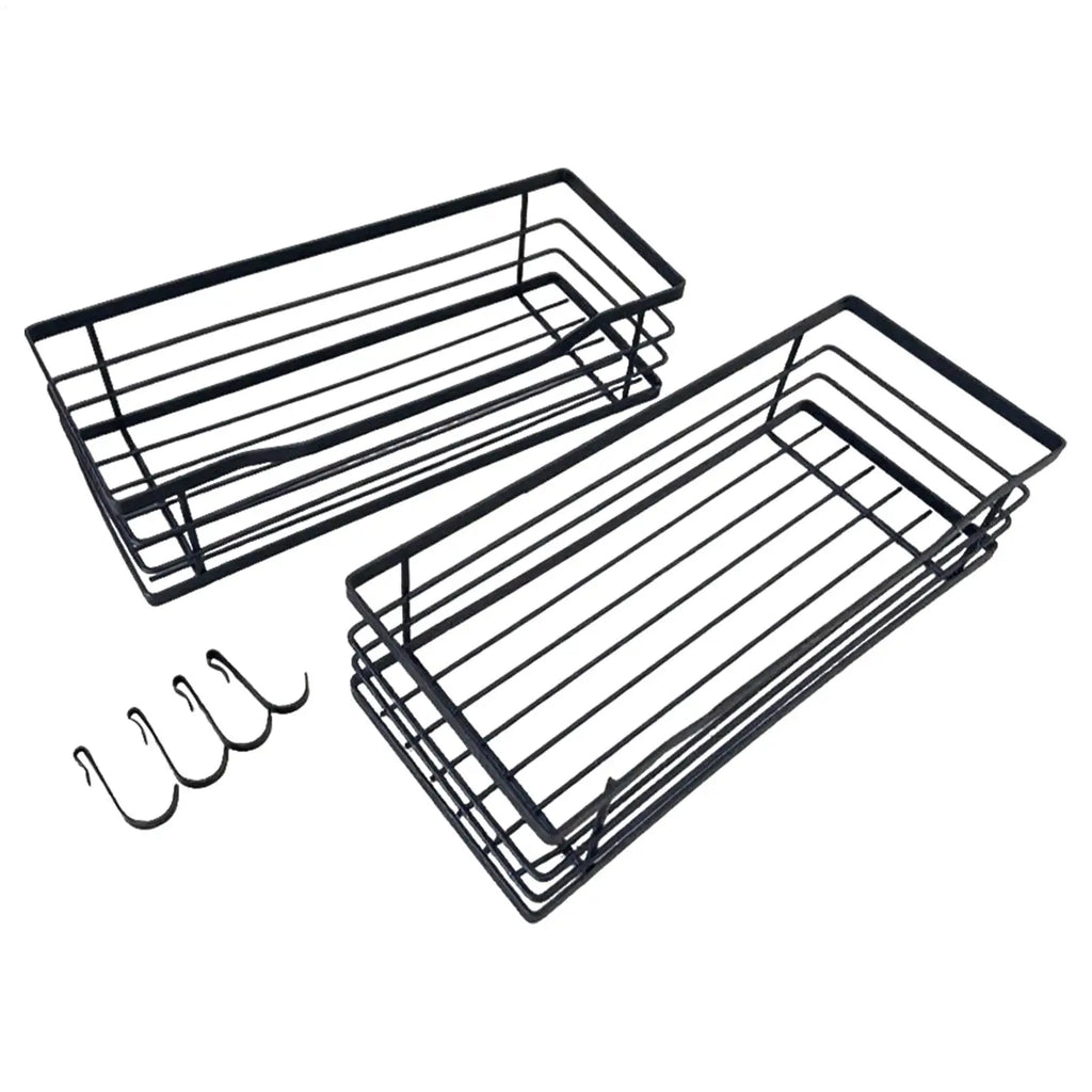 Shower Shelves Storage Shelf Wall Mounted 2 Adhesive Display Rack