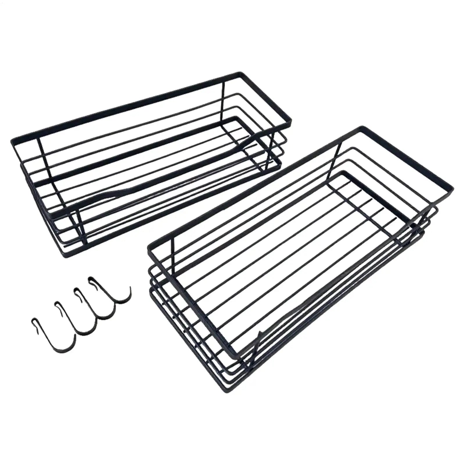 Shower Shelves Storage Shelf Wall Mounted 2 Adhesive Display Rack