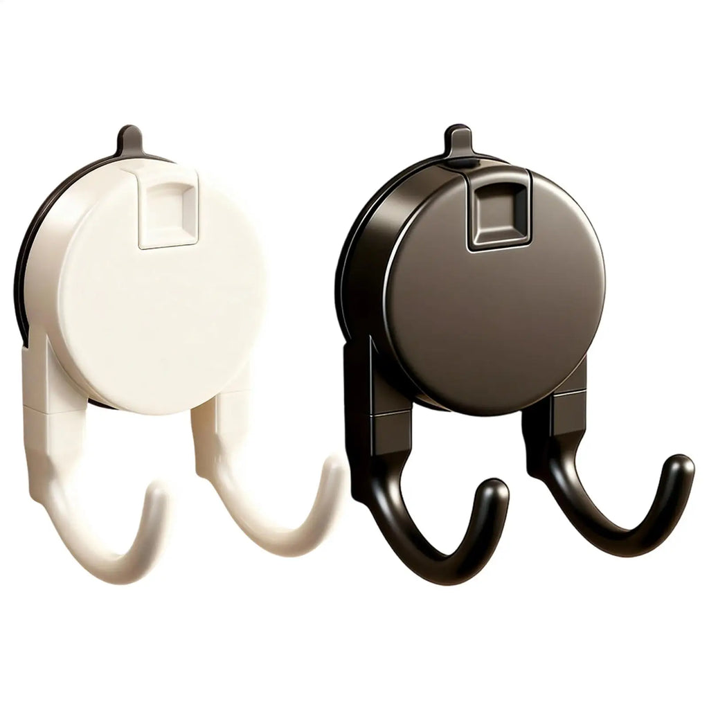 Suction Cup Hooks Retractable Reusable Bag Hanger Removable Towel