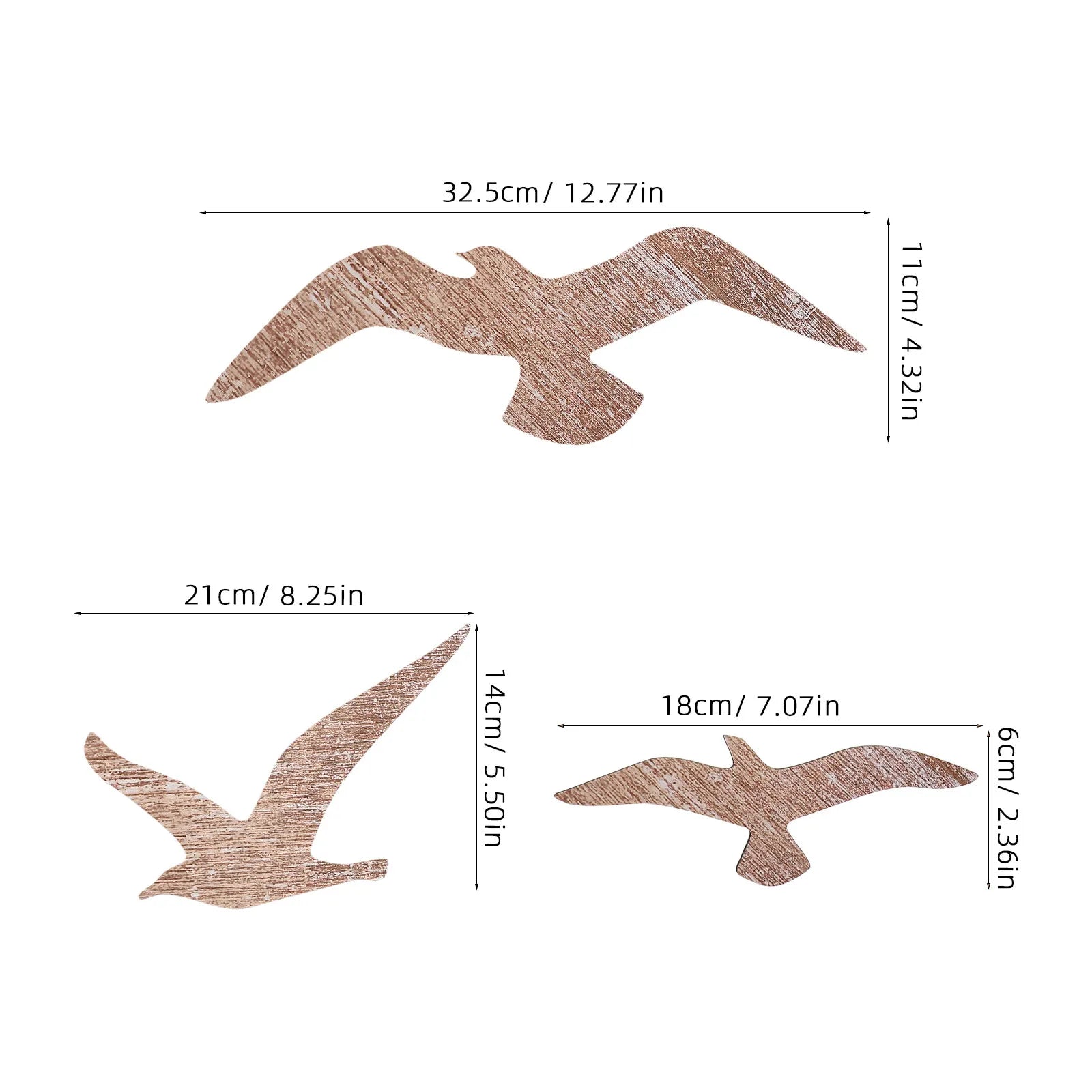 Mediterranean Coastal Seagulls Wall Decoration Nautical Theme Room