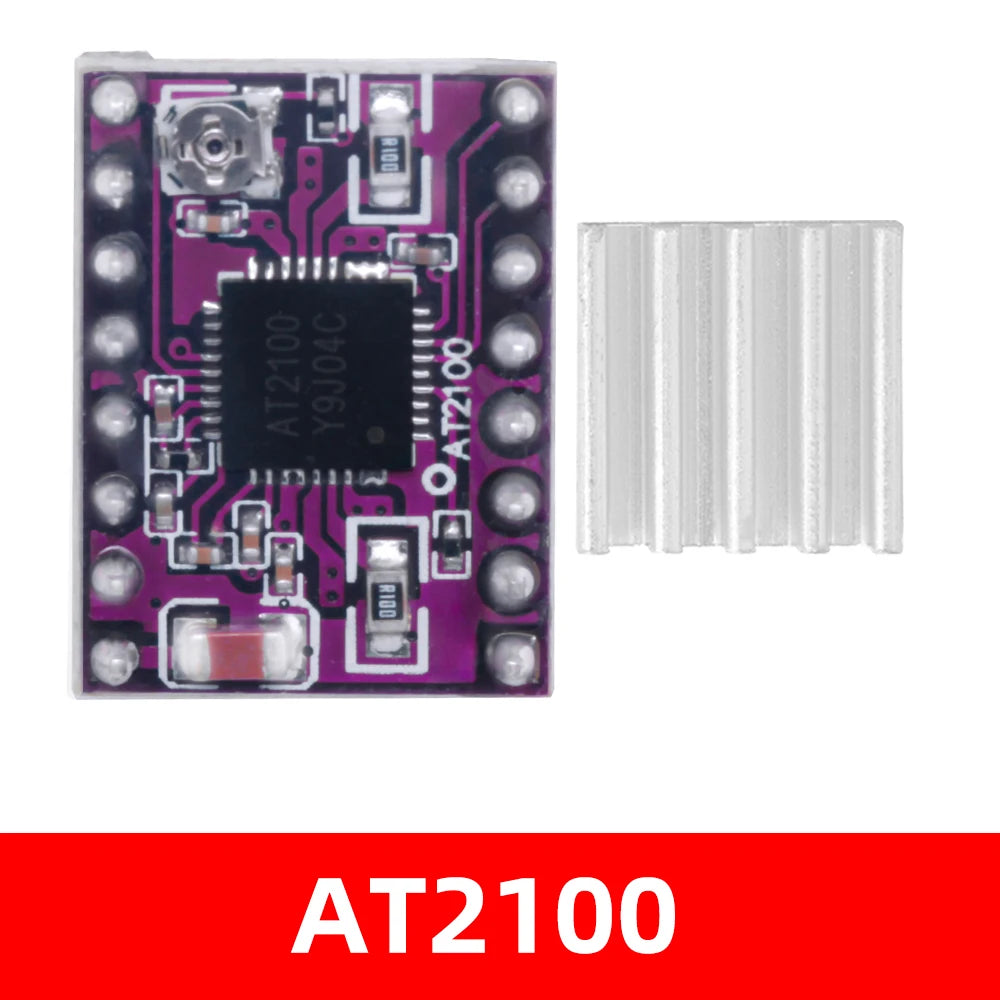 3D Printer Dual Mode Stepper Motor Driver Board A4988 DRV8825 AT2100 Zpaxo at2100 1PC