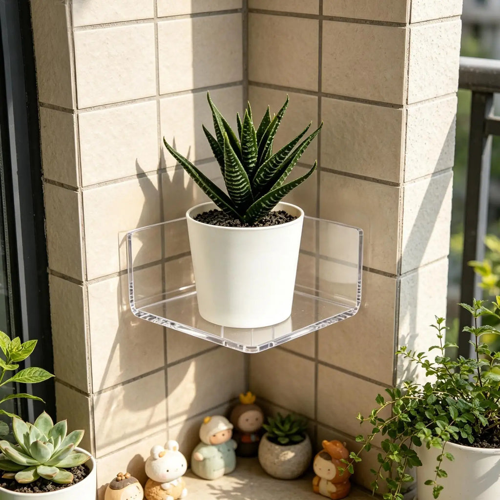 Corner Camera Mount 2 Acrylic Small Adhesive Wall Stand Security